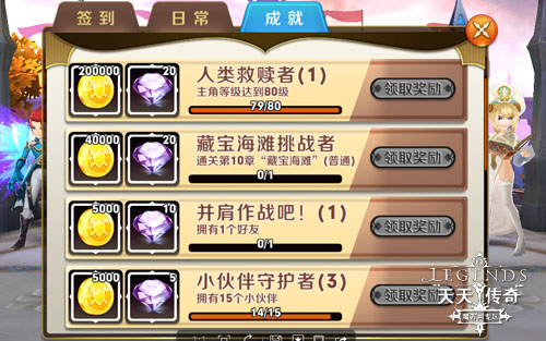 天天传奇新手系统介绍之奖励系统解析